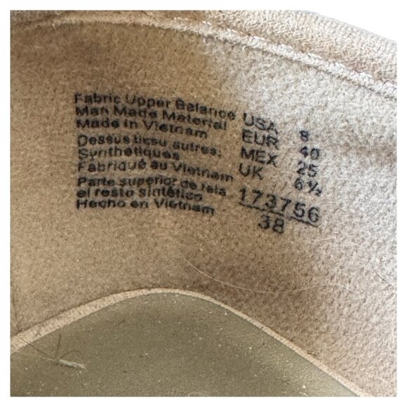 Christian Siriano Shoes Women 8 Beige W/Gold Accents Ballet Flats Slip-On‎ - Picture 6 of 8